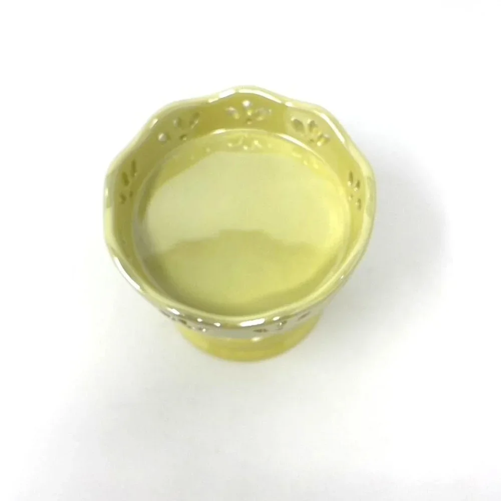 Target Ceramic Iridescent Pedestal Dish Candy Decor Pink Yellow